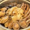 【加熱即食 自製盤菜】即食海味套餐 花膠遼參鮑魚扣鵝掌 (4人前) #71016